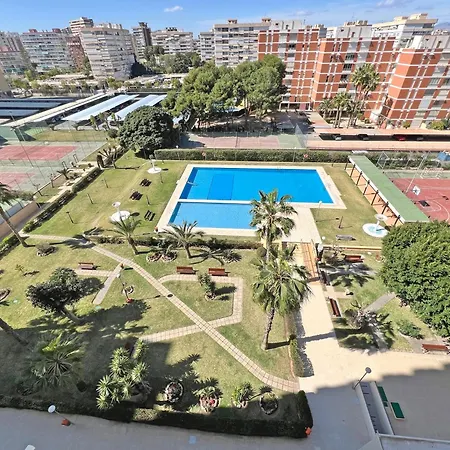 Lujo En La Playa. Parking Gratis شقة *